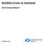 Wildlife Crime in Scotland Annual Report