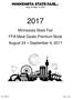 Minnesota State Fair FFA Meat Goats Premium Book August 24 September 4, 2017
