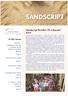 SANDSCRIPT. Sandscript Number 21: a Special Issue. In this issue: ISSUE 21 SPRING 2017 EDITORIAL : Page 02. Page 03. Page 04. Page 05.