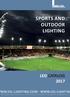 SPORTS AND OUTDOOR LIGHTING