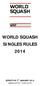 WORLD SQUASH SINGLES RULES 2014