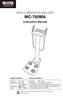 BODY COMPOSITION ANALYZER MC-780MA. Instruction Manual