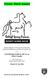 Twenty Third Annual. Regular Member of US Equestrian Federation American Saddlebred Association of Carolinas, Inc. At the