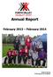 Annual Report. February 2013 February Graham Harvey FVDS Branch Co-ordinator