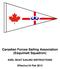 Canadian Forces Sailing Association (Esquimalt Squadron) KEEL BOAT SAILING INSTRUCTIONS