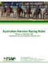 Australian Harness Racing Rules