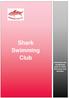 Shark Swimming Club. Information and membership pack for Shark Swimming Club members