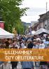 LILLEHAMMER CITY OF LITERATURE. Photo: Lhmr Sentrum Drift