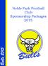 Noble Park Football Club Sponsorship Packages 2015