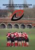 Sleaford Rugby Football Club Sponsorship Brochure