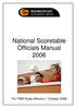 National Scoretable Officials Manual 2006