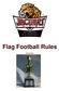 Flag Football Rules Revised 2012