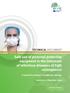 Safe use of personal protective equipment in the treatment of infectious diseases of high consequence TECHNICAL DOCUMENT