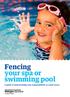Fencing your spa or swimming pool