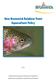 New Brunswick Rainbow Trout Aquaculture Policy