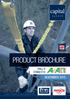 PRODUCT BROCHURE NOVEMBER 2013 HALL 6 STAND E10 GLOBAL LEADER IN FALL PROTECTION