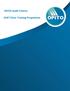 OPITO Audit Criteria. HUET Diver Training Programme
