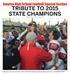 TRIBUTE TO 2015 STATE CHAMPIONS