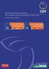 CEV Volleyball European Championships Women / Men Official Communications