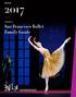 SEASON. CINDERELLA San Francisco Ballet Family Guide