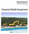 Powered Mobile Equipment