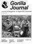 Gorilla Journal. Journal of Berggorilla & Regenwald Direkthilfe. No. 54, June One of the Biggest Ape Traffickers of Africa Arrested