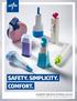 COMFORT. Complete Selection of Safety Lancets For all your point-of-care blood sampling needs