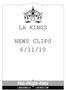 LA KINGS NEWS CLIPS 6/11/10