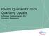Fourth Quarter FY 2016 Quarterly Update. Infineon Technologies AG Investor Relations