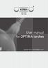 9001: :2004. User manual for OPTIMA torches