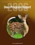 DEER PROGRAM REPORT MISSISSIPPI DEPARTMENT OF WILDLIFE,FISHERIES AND PARKS 1505 Eastover Drive Jackson, MS 39211