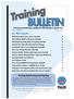 Training BULLETIN. A Training and Education Update for PADI Members Worldwide