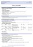 SAFETY DATA SHEET 1 - IDENTIFICATION OF THE SUBSTANCE/PREPARATION AND OF THE COMPANY/UNDERTAKING 2 - HAZARDS IDENTIFICATION