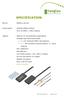 SPECIFICATION. 3in1 LTE MIMO + GNSS Antenna