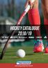 hockey catalogue 2018/19