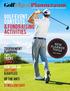 Golf Event Contests & Fundraising Activities