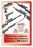 Special and additional warnings and notices on Weihrauch / HW-airguns