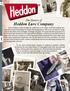 Heddon Lure Company. The History of