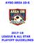 AYSO AREA 10-S LEAGUE & ALL STAR PLAYOFF GUIDELINES