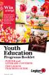 Youth Education. Win. Programs Booklet. a trip! POSTER and LITERARY CONTESTS THE LEGION TEACHING GUIDE