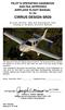 PILOT S OPERATING HANDBOOK AND FAA APPROVED AIRPLANE FLIGHT MANUAL for the CIRRUS DESIGN SR20