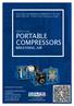 HIGH AND LOW PRESSURE COMPRESSORS FOR PURE BREATHING AIR - NITROX AND TECHNICAL GASES CATALOG 2018 PORTABLE COMPRESSORS