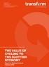 THE VALUE OF CYCLING TO THE SCOTTISH ECONOMY. Report for Cycling Scotland February 2018