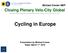 Michael Cramer MEP. Closing Plenary Velo-City Global. Cycling in Europe. Presentation by Michael Cramer Taipei, March 1 st 2016