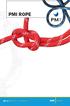 PMI ROPE ROPE LIFE SAFETY V PMIROPE.COM T ROPE