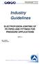 Industry Guidelines ELECTROFUSION JOINTING OF PE PIPES AND FITTINGS FOR PRESSURE APPLICATIONS ISSUE 7.4