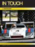 IN TOUCH. Dunlop stars shine at goodwood. Motorsport news. Issue Five JUly 09. FOUR wheels. two wheels. european superbike. VLN Nurburgring.