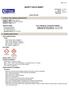SAFETY DATA SHEET. Sewer Solvent. MANUFACTURER 24 HR. EMERGENCY TELEPHONE NUMBERS Centraz Industries Inc.