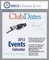ClubDates. Events. Special Edition. Calendar. Your Key To Fun! MBCA Carolinas Section