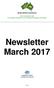 Newsletter March 2017